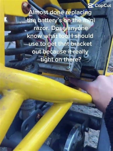 Mini razor battery replacement!