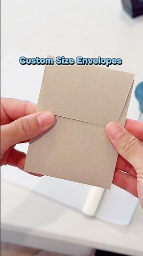 Making Custom Size Envelopes for 3x4” Cards #smallbusiness #productlaunch