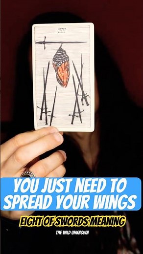 You Already Transformed | Eight of Swords Meaning | The Wild Unknown #tarot