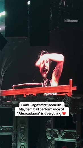 @ladygaga’s acoustic piano performance of “Abracadabra” at her final Kia Forum show in Los Angeles is forever engrained in our memory ❤️ | Billboard