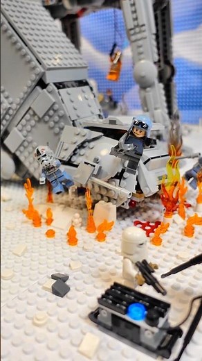 The ENTIRE Battle of Hoth in LEGO #starwars