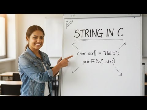 Lec 21 || String in C || C programming language|| complete c language playlist #yt #clanguage