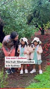 You won’t believe this fruit-filled paradise is in Sydney! 🍎✨ #applepicking #fruitsfarm