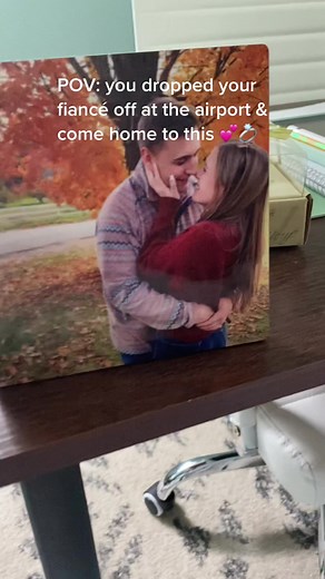 Every time he leaves for the military, we drag a bed downstairs because I get freaked out sleeping upstairs alone. Not only did he think to drag the bed down while I was at work, he left a picture of us out & set this whole note trail up 😭 9/16/23💍😘💕 #fiancecheck #couplegoals #love #picnicdate #blessed #keeper #scavengerhunt #military