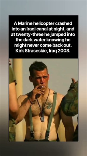 🚨 Marine Who Jumped Into Dark Waters #militaryhistory #fallenhero