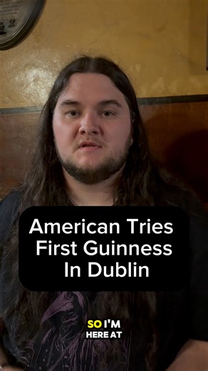 American tries FIRST Guinness in Dublin 🇮🇪 #ireland #dublin #kalanighosthunter | Kalani Ghost Hunter