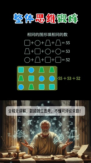 【燃数学MathFlame】一看就懂！最强数学思维训练！The Ultimate Math Thinking Training! Instantly Understand Every Problem!