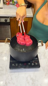28M views · 28K reactions | Making kids crocs Shrinking crocs using boiling water This original video was produced by Network Media, LLC and Zore & Tomek | Crafts Hacks and Laughs | Facebook