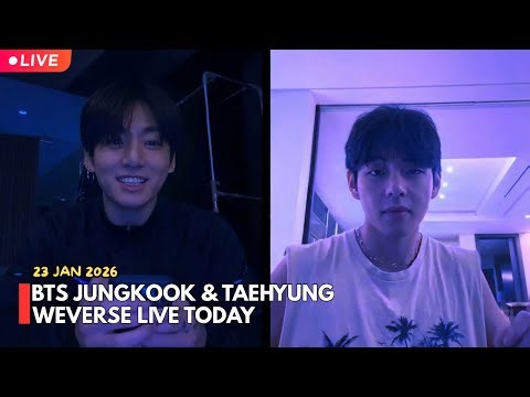🔴[MULTI SUB] BTS LIVE 🔴 Jungkook & Taehyung Live Stream (2026-01-23) JKV Full Weverse Live Today💜
