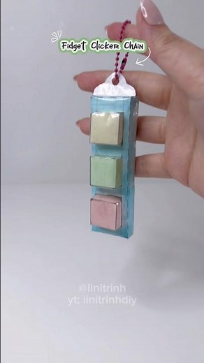 Diy Paper Fidget Clicker Chain Squishy