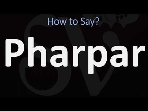 How to Pronounce Pharpar? (CORRECTLY)