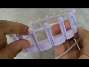 How to use a yarn knitting spool for beginners