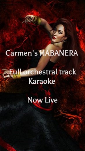 Sing Carmen's Habanera With Lyrics | Mezzo Karaoke #karaoke #singalong #songcover #songslyrics