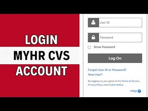 How to login to MyHR CVS Employee Portal (2024)