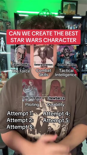 Can We Create The Number 1 Ranked Star Wars Character? 🤔 | Part 3 #starwars #starwarstiktok #starwarsfan #starwarsfyp #starwarschallenge