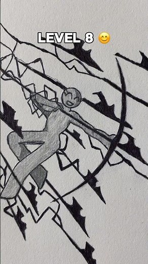 How to Draw Stickman in Different Levels✨