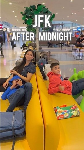 WHAT JFK AIRPORT TERMINAL 4 AFTER MIDNIGHT LOOKS LIKE? #travel #airport #newyork #jfk #t4 #latenight