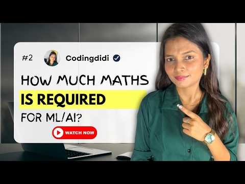 #2 The Only Math You Actually Need for AI (No Coding Required) | Codingdidi