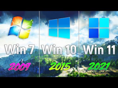 Windows 7 vs Windows 10 vs Windows 11 - gaming