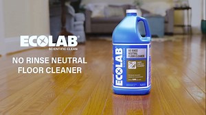 ECOLAB 1 Gal. No Rinse Neutral Floor Cleaner (4-Pack) 7700415C4