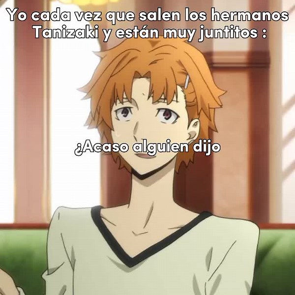 Tanizaki y Naomi: Hermanos y Novios en Stray Dogs
