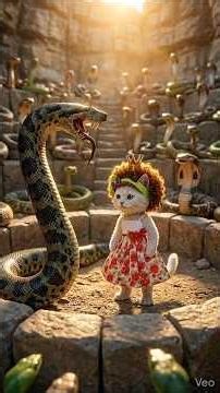 My Mother Turned Into a Snake! 🐍 The Heartbreaking Curse 🐱💔 #catstories #shorts