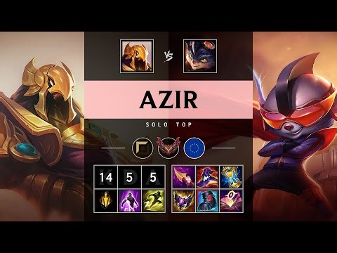 Azir Top vs Rumble - EUW Grandmaster Patch 25.19