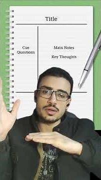 The Cornell note-taking system