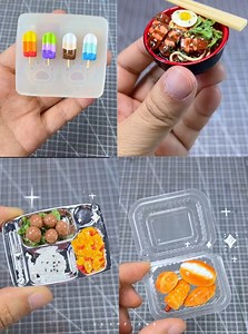 28K views · 284 reactions | Amazing 4 Mini Food Items - Cute & Simple Clay DIY 1. Little Ice-creams 2. Breakfast Food 3. Lunch Meal 4. Noodle Bowl Tag your Bestie's @ #diy #miniature | DEEPFLAME | Facebook