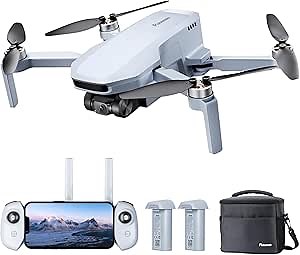 Potensic ATOM SE GPS Drone with 4K EIS Camera, Under 249g, 62 Mins Flight, 4KM FPV Transmission, Brushless Motor, Max Speed 16m/s, Auto Return, Lightweight and Foldable Drone for Adults Beginner