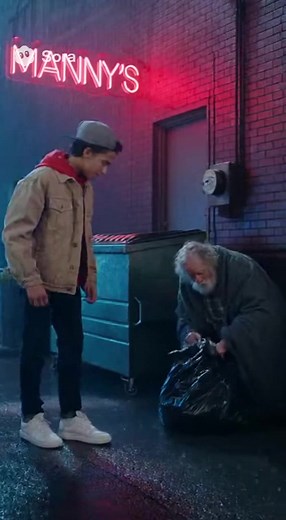 3M views · 70K reactions | America Boy Gives Food to a Homeless Old...