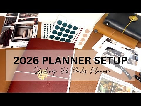 2026 Sterling Ink Daily Planner Setup | Plan With Me