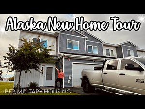 FINALLY! ALASKA NEW HOME TOUR | JBER COTTONWOOD FP 42 | MILITARY HOUSING