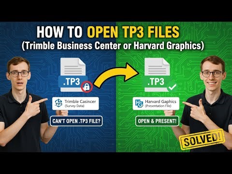 How to Open TP3 Files (Trimble Business Center or Harvard Graphics)