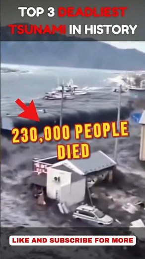 🌊 Top 3 Deadliest Tsunamis in History 🌊