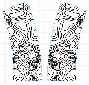 Topography Camo PMAG Wrap | Fiber Laser Engraving File | Tactical AR-15 Magazine Design SVG. File and Xtool Studio F1U Settings Download - Etsy