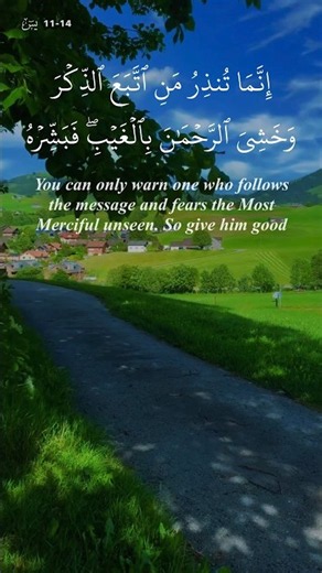 Find Peace: Quranic Reflection on Surah Yaseen (11-14)