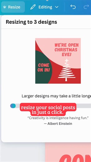 Blank page? Not this season. Canva AI gives you festive ideas, captions, and designs faster than you can say “Secret Santa”. Instant resize for every platform. Drop your logo, tweak your vibe, done. That’s Canva Pro magic — now 50% off for the holidays. Enjoy 50% off Canva Pro for the first 3 months. | Canva | Facebook