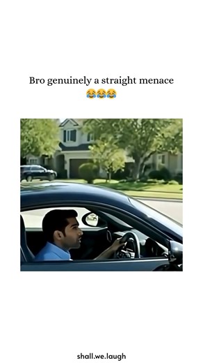 Shall we laugh? on Instagram: "This video showcases a satirical interaction between a police officer and an Indian driver, captioned "Bro genuinely a straight menace 😂😂😂" to highlight the officer’s unapologetic use of sharp, stereotype-based wit. The scene opens with the officer asking, "Now what was Mr. Curry in a hurry for today?" After a dramatic pause and a sharp cut to the driver’s stunned face, the officer continues the jab by asking, "Are you racing to your 7-Eleven or your spam call f