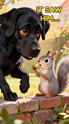 He Thought the Squirrel Didn’t See Him… 🐶🐿️