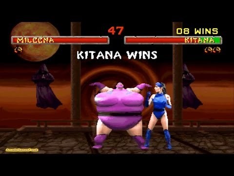 Mortal Kombat 2 Kitana Gameplay Playthrough