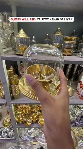 Akhand Jyot Brass Diya 🪔 | Luxury Puja Decor Idea for Every Home #Shorts