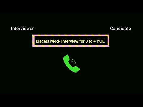 Bigdata Mock Interview for 3 to 4 YOE with Feedback | Hadoop, Spark, Hive Interview Questions