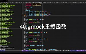 高效工作学习-gmock重载函数