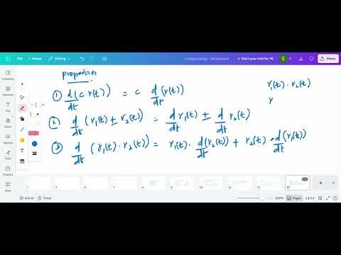 KTU S2 ME EE Engineering Mathematics Module 3 Class 1 Vector Differentiation Introduction