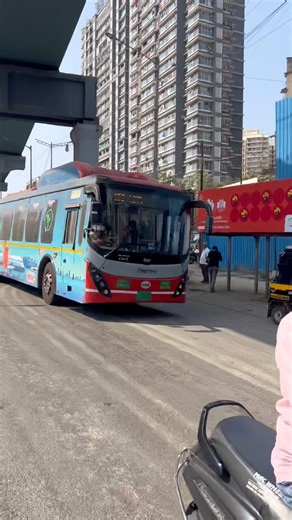 Mumbai Best Bus Tata AC Olcetra Route A-470