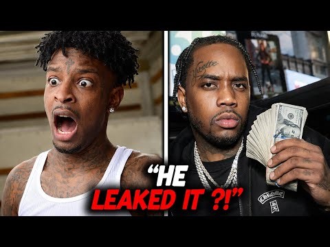 21 Savage PANICS After Fivio Foreign LEAKS His FREAKY Tape With Young Thug & Latto