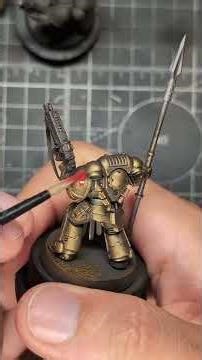 Quick Bronze Armor Tutorial. #shorts #warhammer40k