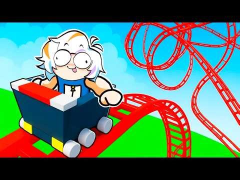 WE BUILD THE BEST COMPLETE ROLLER COASTER (BUILD A ROLLER COASTER ROBLOX)