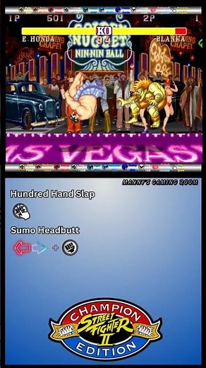 SF2CE - E Honda Move List